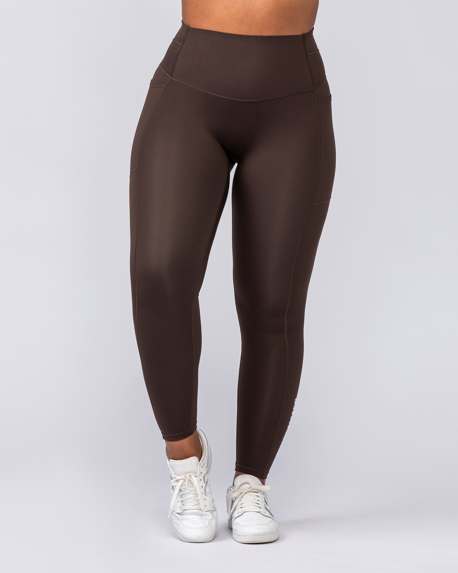 Unrivalled Everyday Pocket Ankle Leggings - Cocoa-Leggings-XXS-022504COCOA-XXS-MNAPPRL48877-3-Muscle Nation