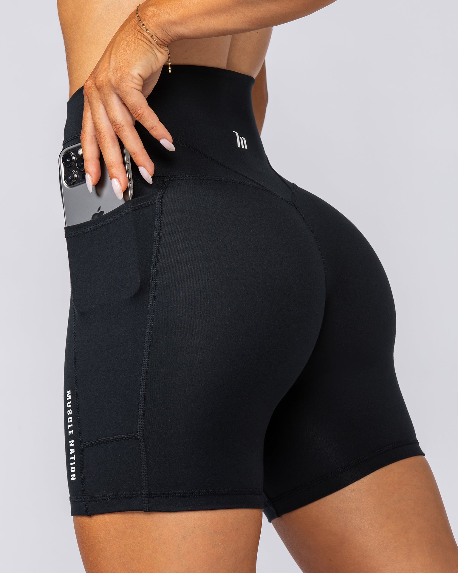 Unrivalled Everyday Pocket Bike Shorts - Black-Shorts-XXS-042396BLK-XXS-MNAPPRL23928-5-Muscle Nation