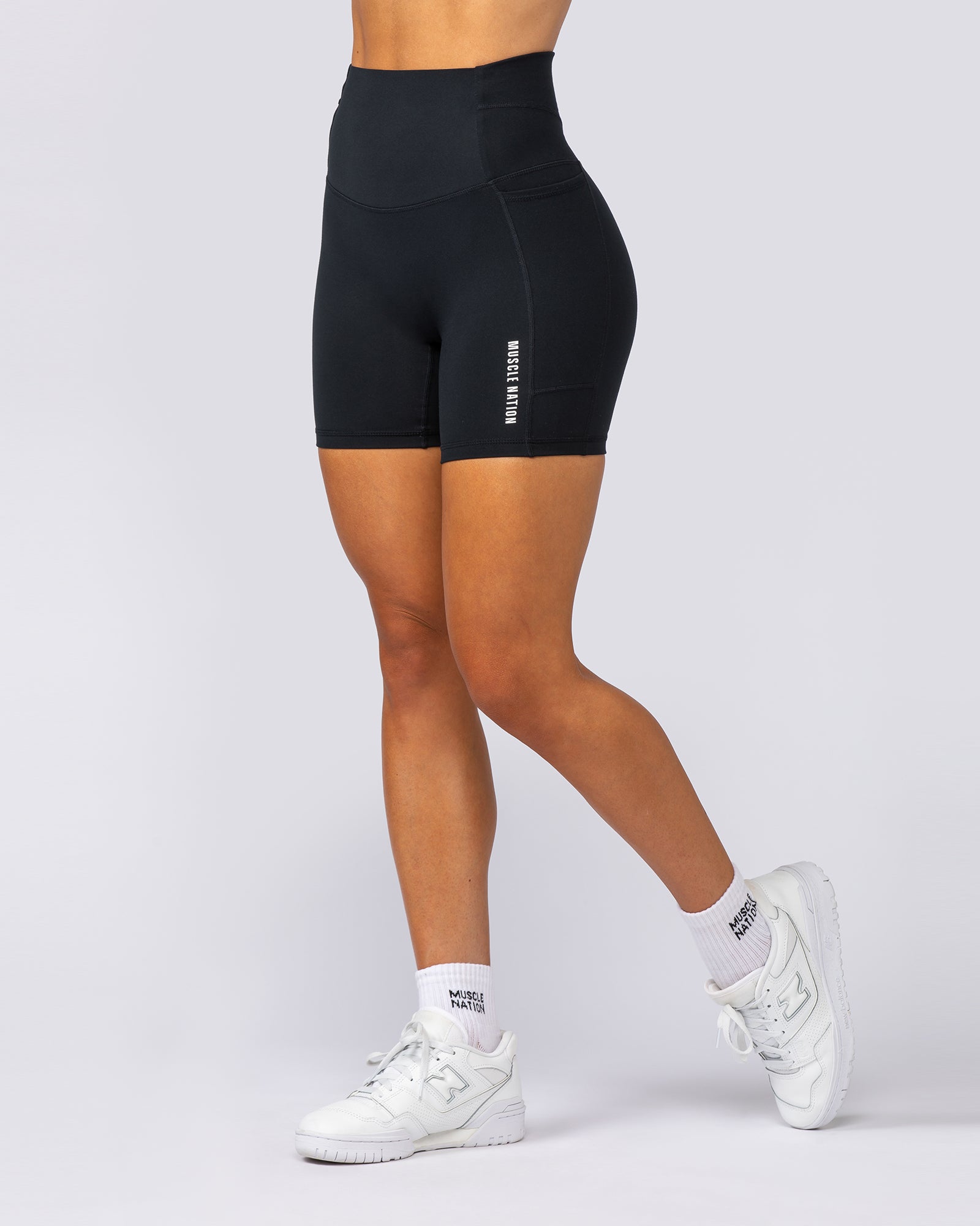 Unrivalled Everyday Pocket Bike Shorts - Black-Shorts-XXS-042396BLK-XXS-MNAPPRL23928-7-Muscle Nation