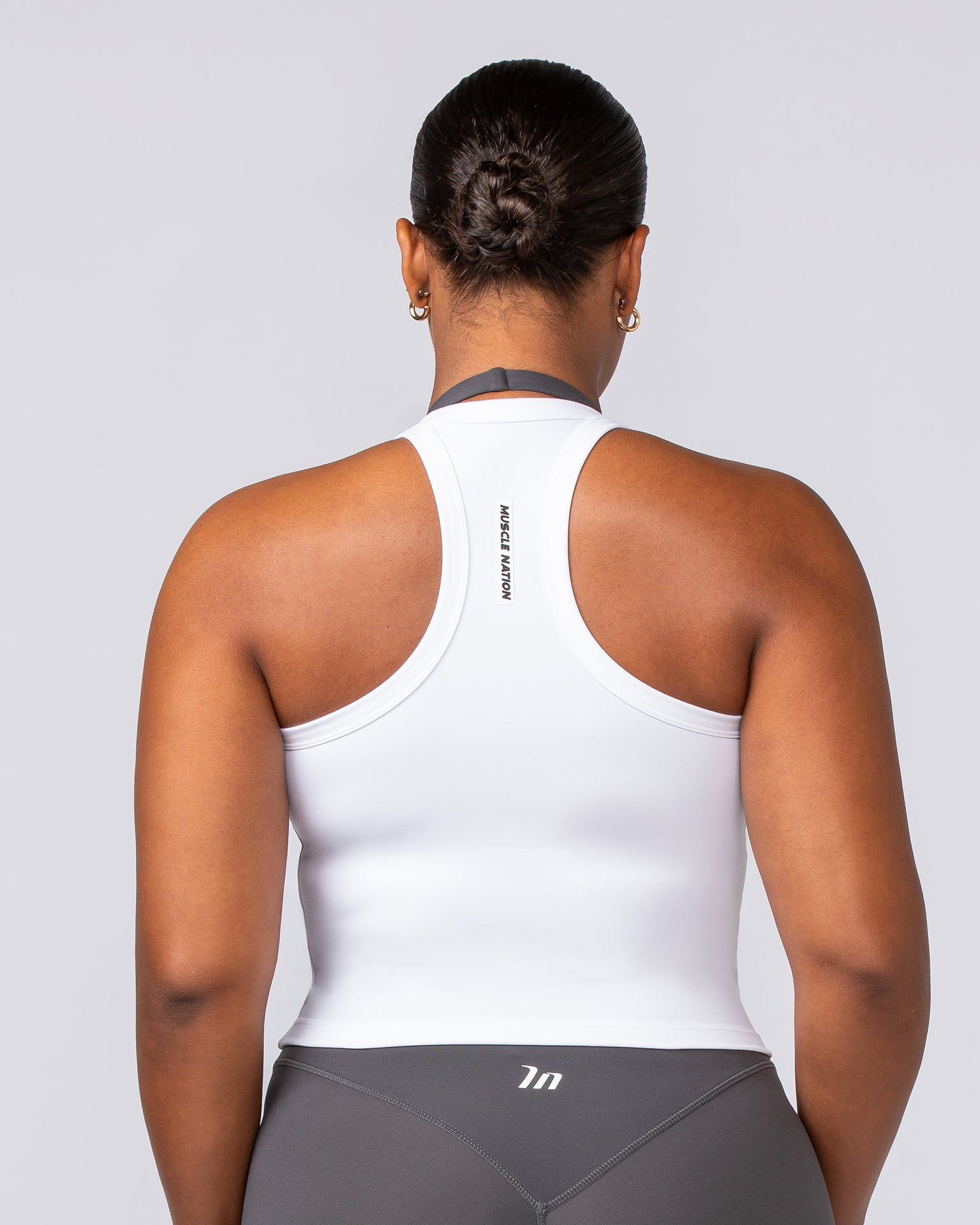 Effortless Tank - White-Singlets & Tanks-XXS-022511WHT-XXS-MNAPPRL40725-4-Muscle Nation