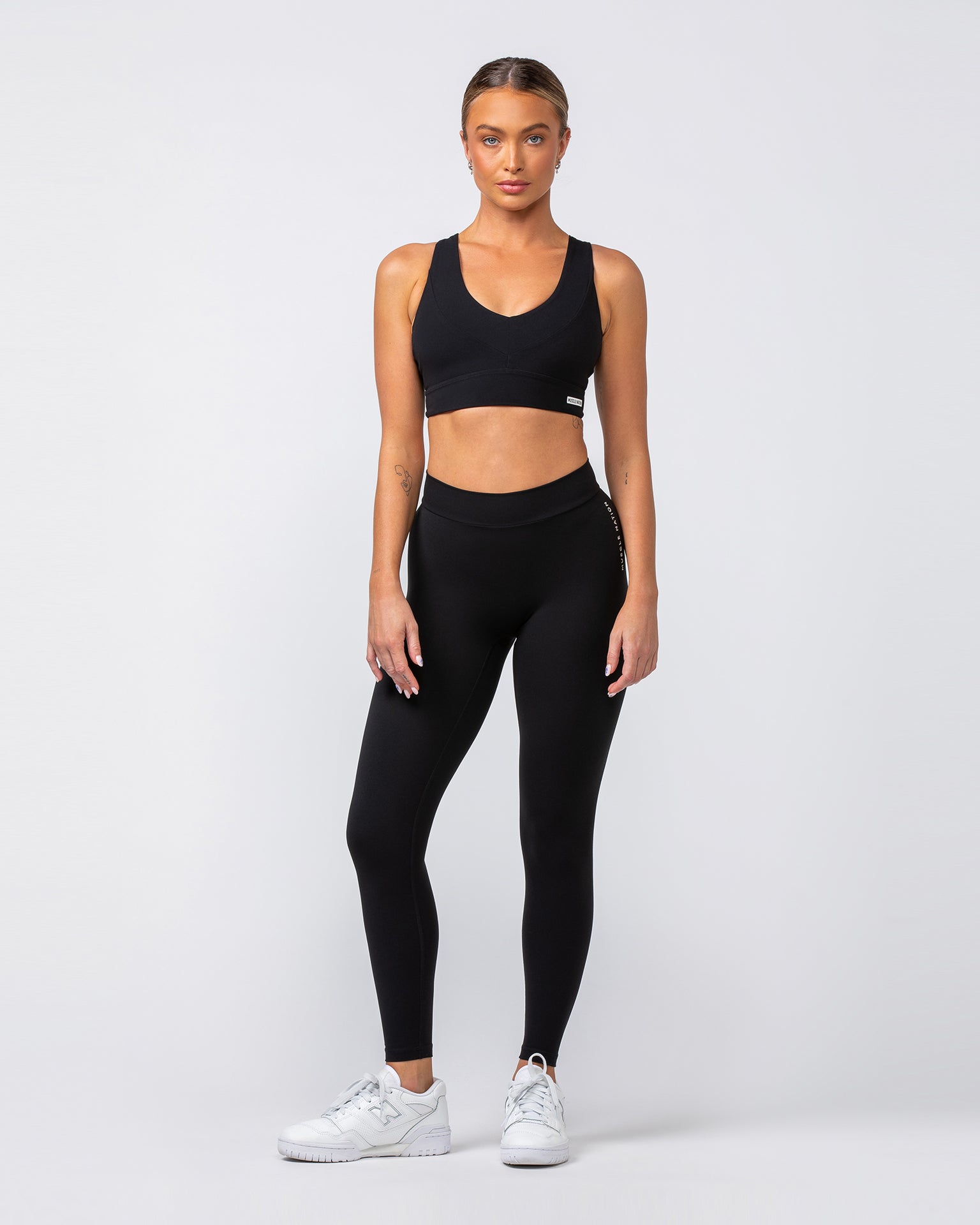 Scope Bra - Black-Sports Bras-XXS-082419BLK-XXS-MNAPPRL32106-6-Muscle Nation