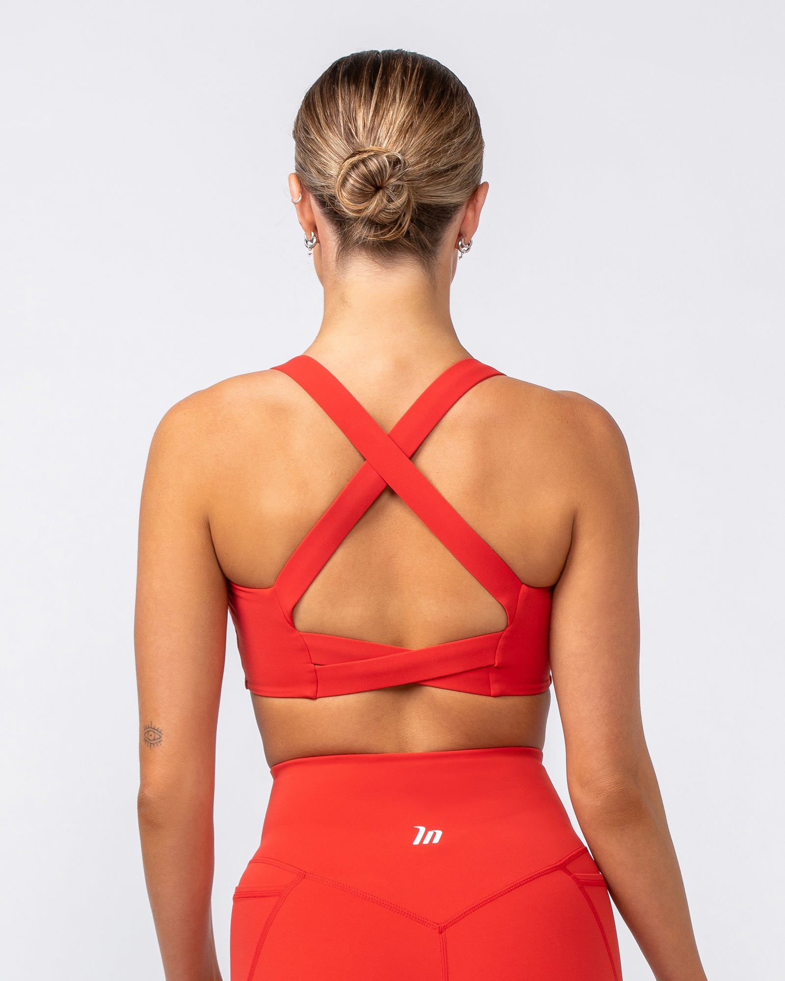 Precision Bra - Crimson / White-Sports Bras-XXS-082418CRIWHT-XXS-MNAPPRL32097-5-Muscle Nation