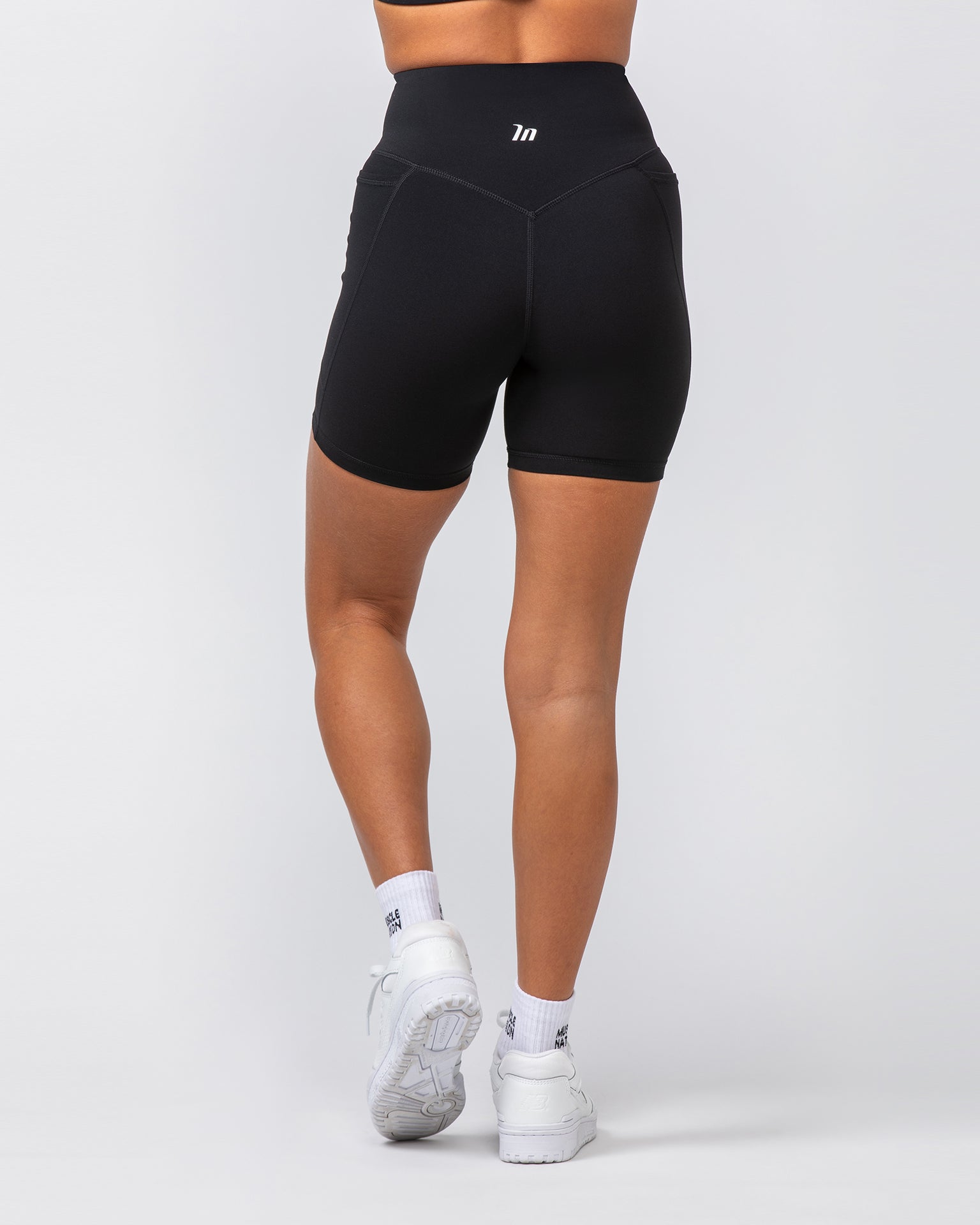 Agility Aura Pocket Bike Shorts - Black-Shorts-XXS-082422BLK-XXS-MNAPPRL32208-5-Muscle Nation