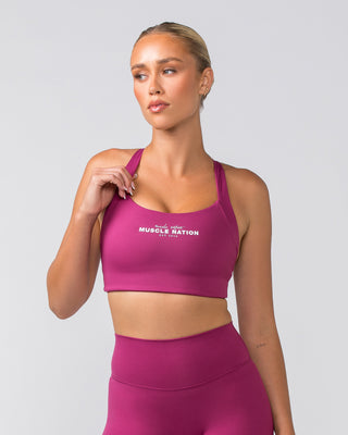 Staple Bra - Cherry-Sports Bras-XXS-022449CHRY-XXS-MNAPPRL29643-2-Muscle Nation