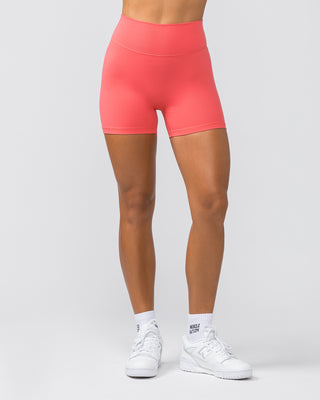 Instinct Scrunch Midway Shorts - Peach Orange-Shorts-XXS-012416PCHORA-XXS-MNAPPRL31249-1-Muscle Nation