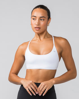 Essence Bralette - White-Bralettes-XXS-112242WHT-XXS-MNAPPRL31158-1-Muscle Nation