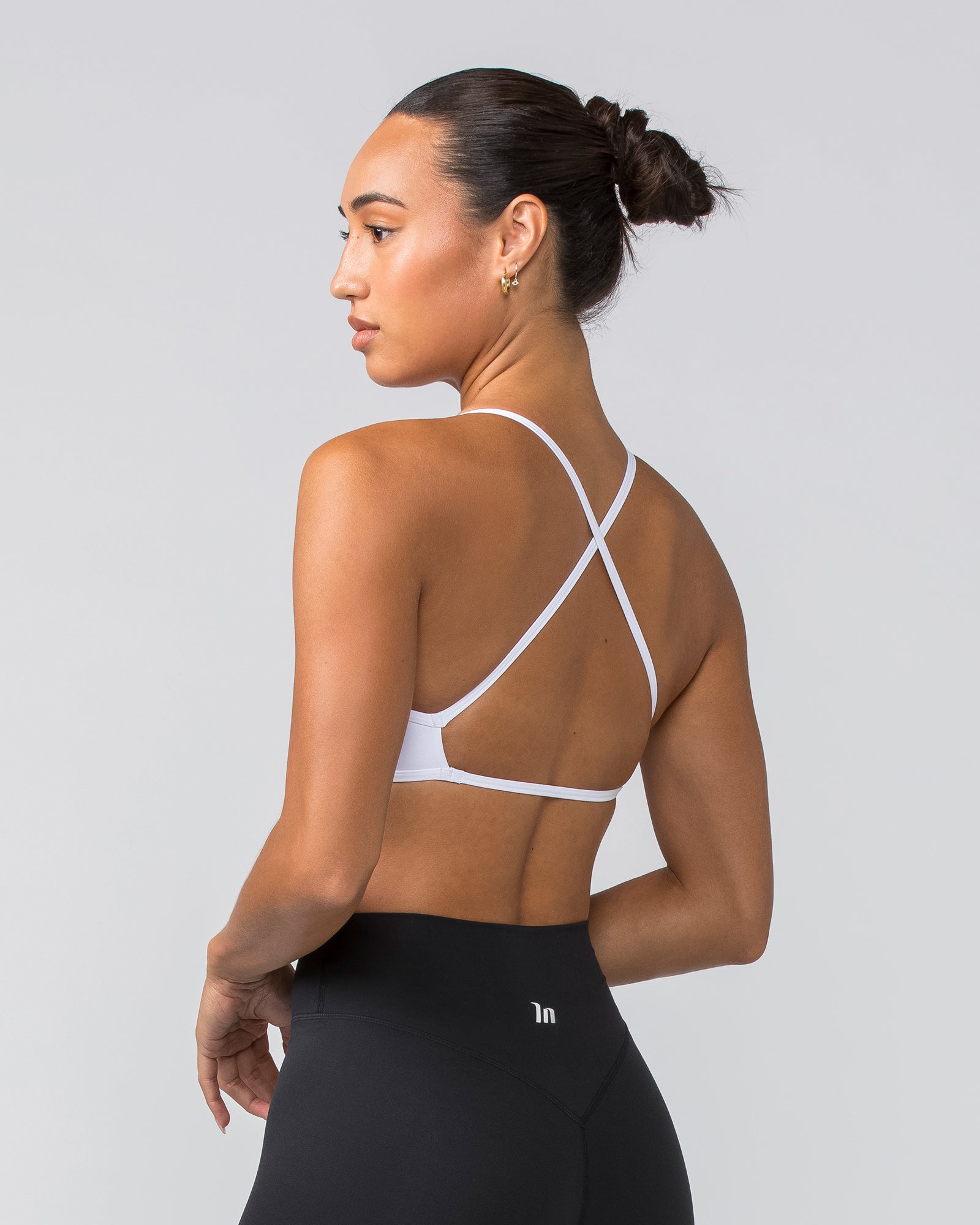 Essence Bralette - White-Bralettes-XXS-112242WHT-XXS-MNAPPRL31158-4-Muscle Nation