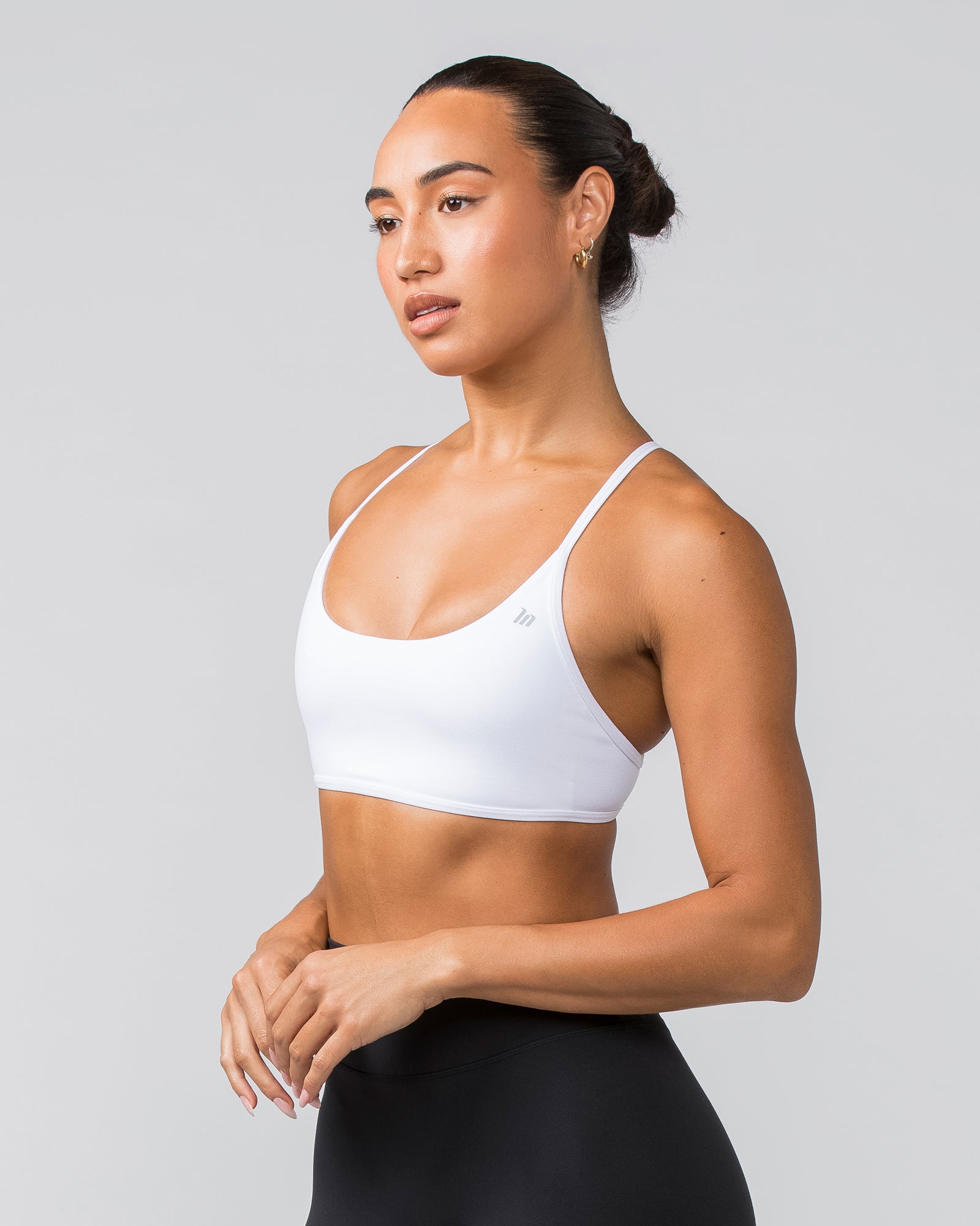 Essence Bralette - White-Bralettes-XXS-112242WHT-XXS-MNAPPRL31158-3-Muscle Nation