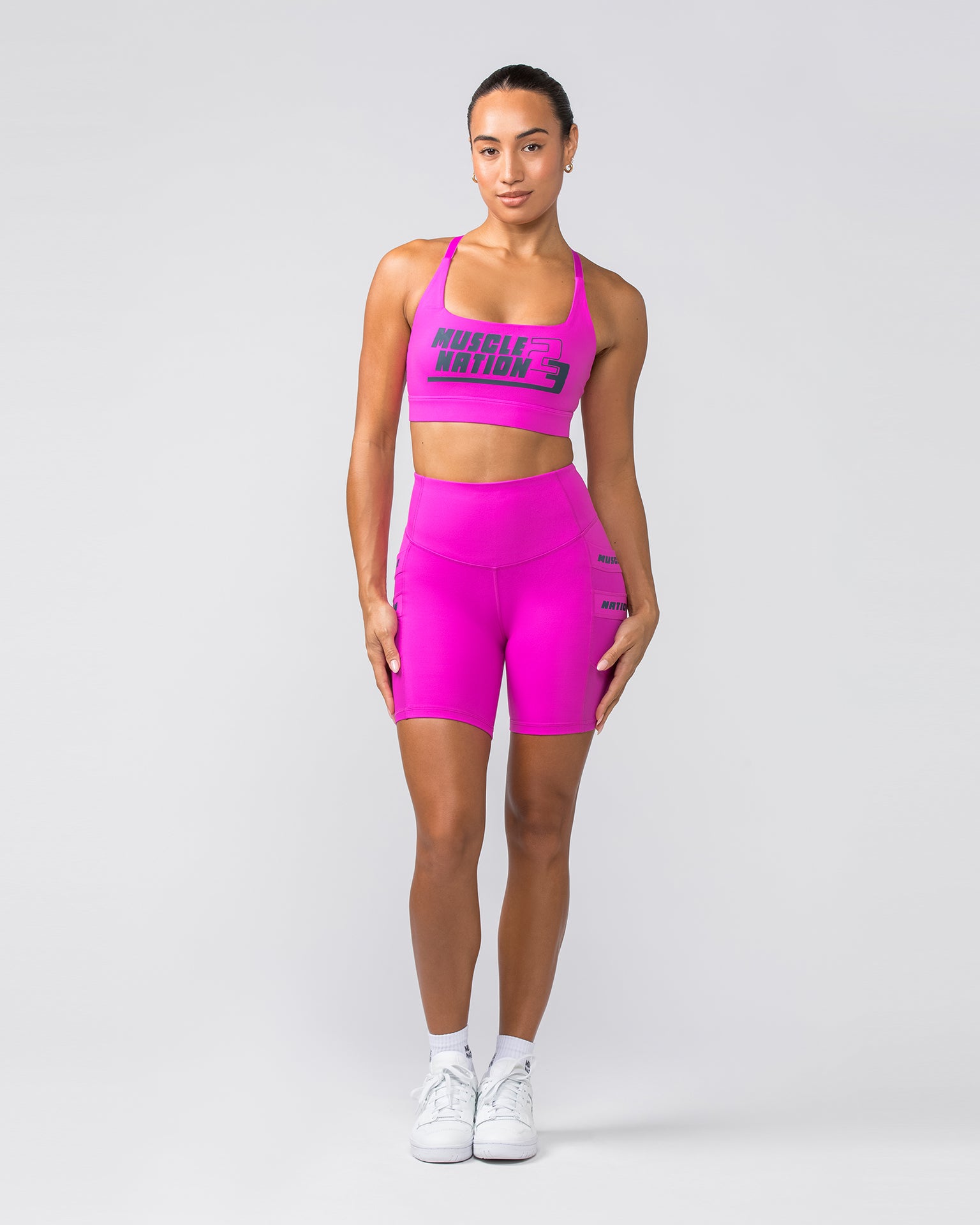 Ignite Bra - Hyper Fuchsia-Sports Bras-XS-112366HYPFUCSIA-XS-MNAPPRL27576-6-Muscle Nation