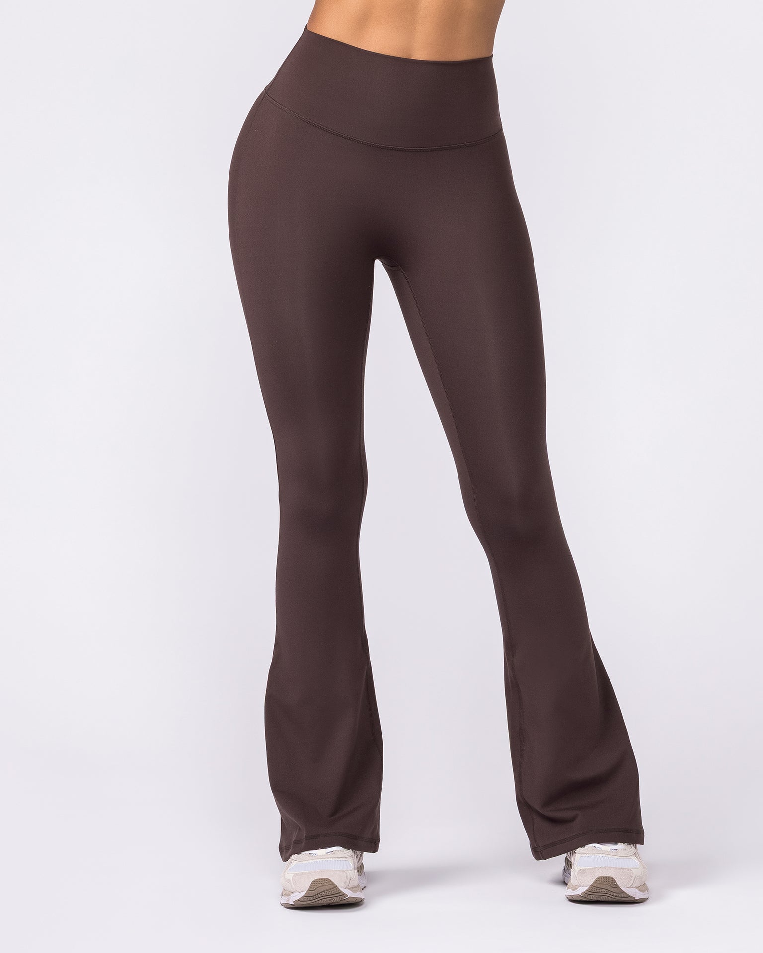 Zero Rise Everyday Flare Leggings - Cocoa-Leggings-XXS-042609COCOA-XXS-MNAPPRL50126-3-Muscle Nation