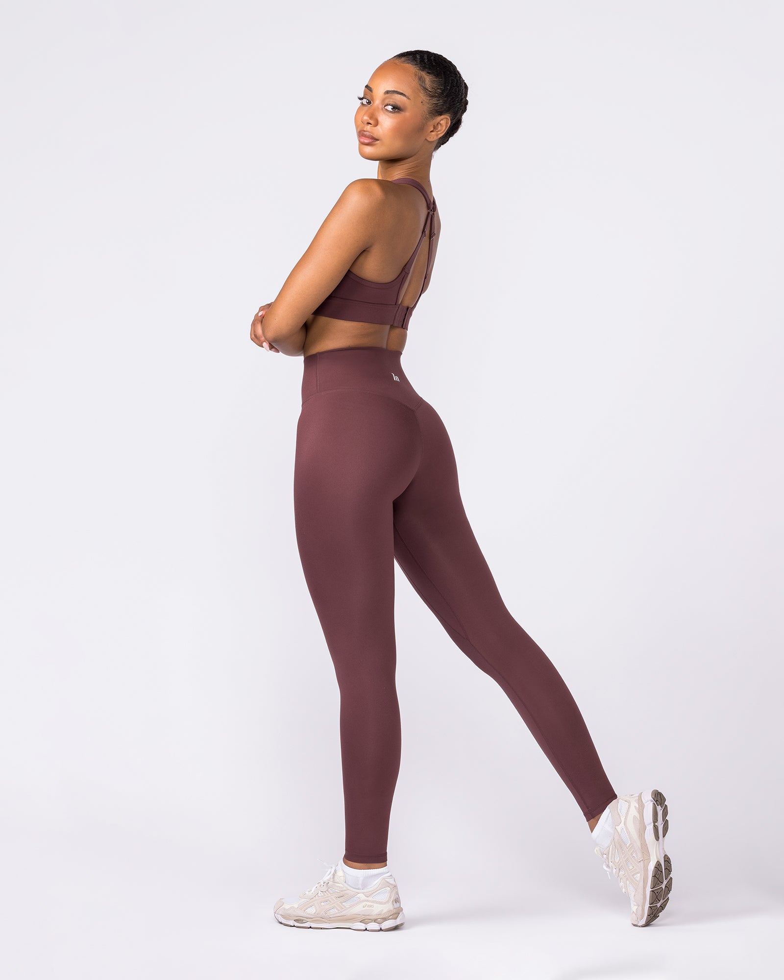 Zero Rise Everyday Ankle Length Leggings - Rocky Road-Leggings-XXS-042608RKRD-XXS-MNAPPRL50099-5-Muscle Nation