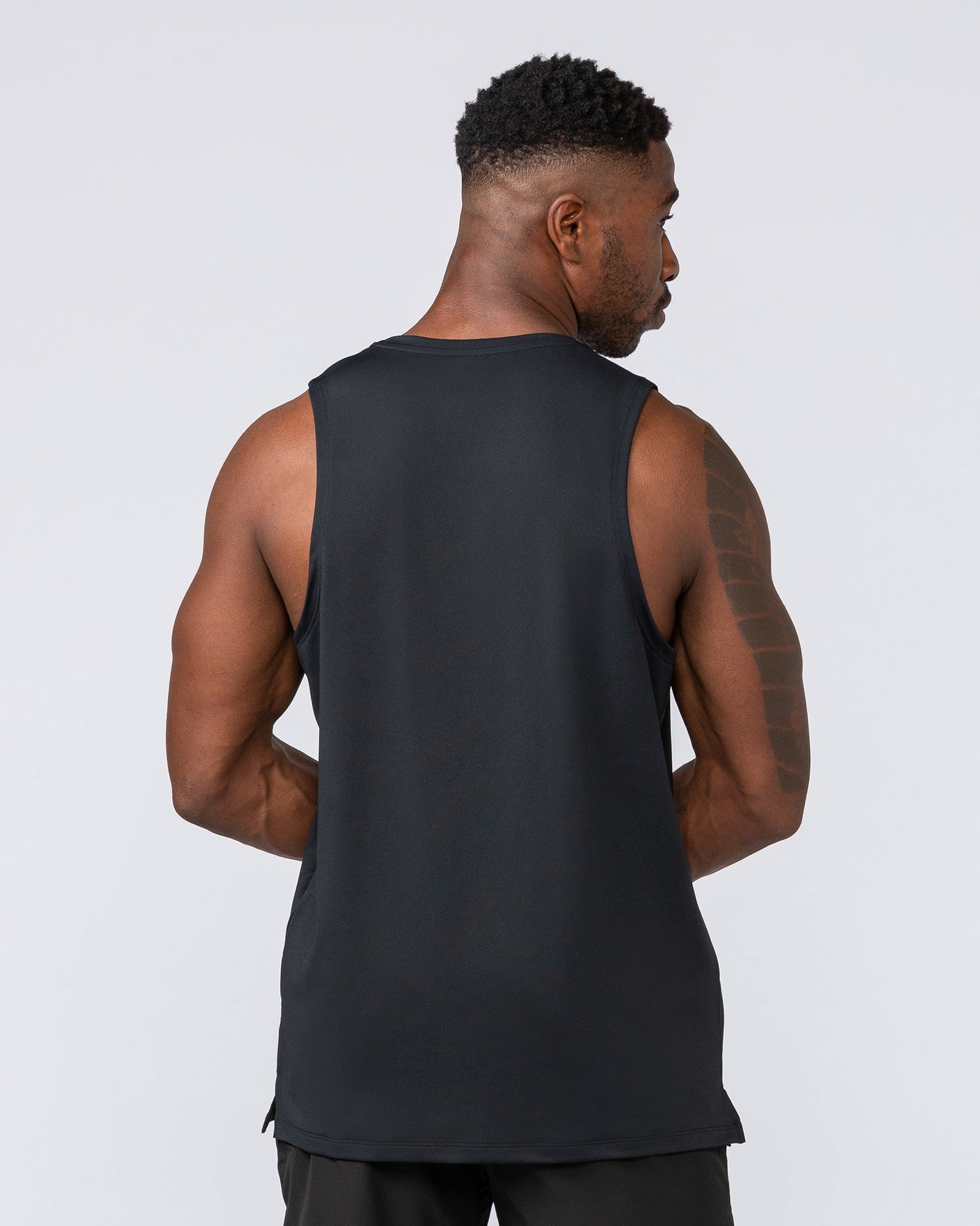 Active Training Tank - Black-Singlets & Tanks-S-042508BLK-S-MNAPPRL41866-4-Muscle Nation