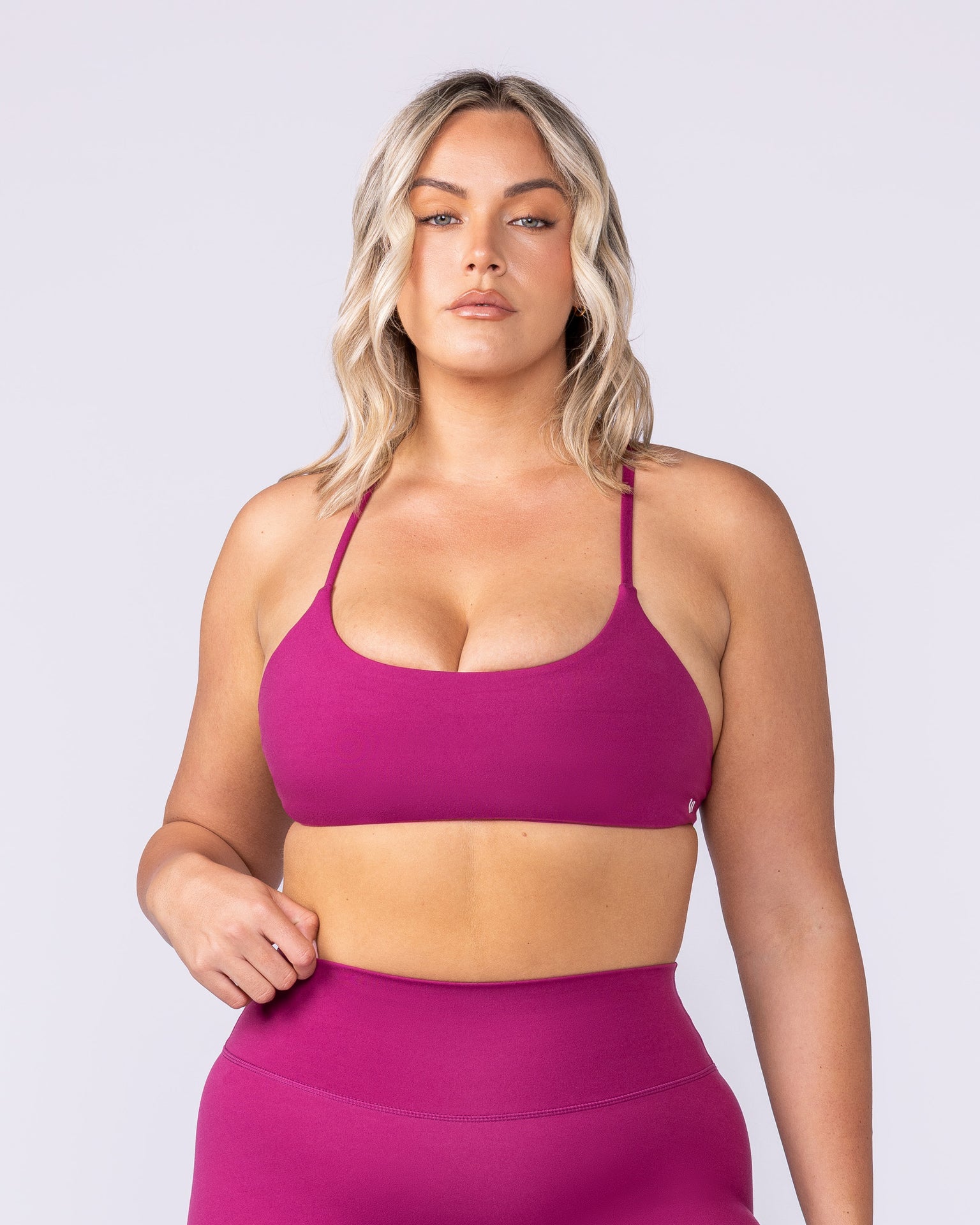 Afterglow Bralette - Raspberry Quartz-Bralettes-XXS-1125106RSPQ-XXS-MNAPPRL45389-3-Muscle Nation