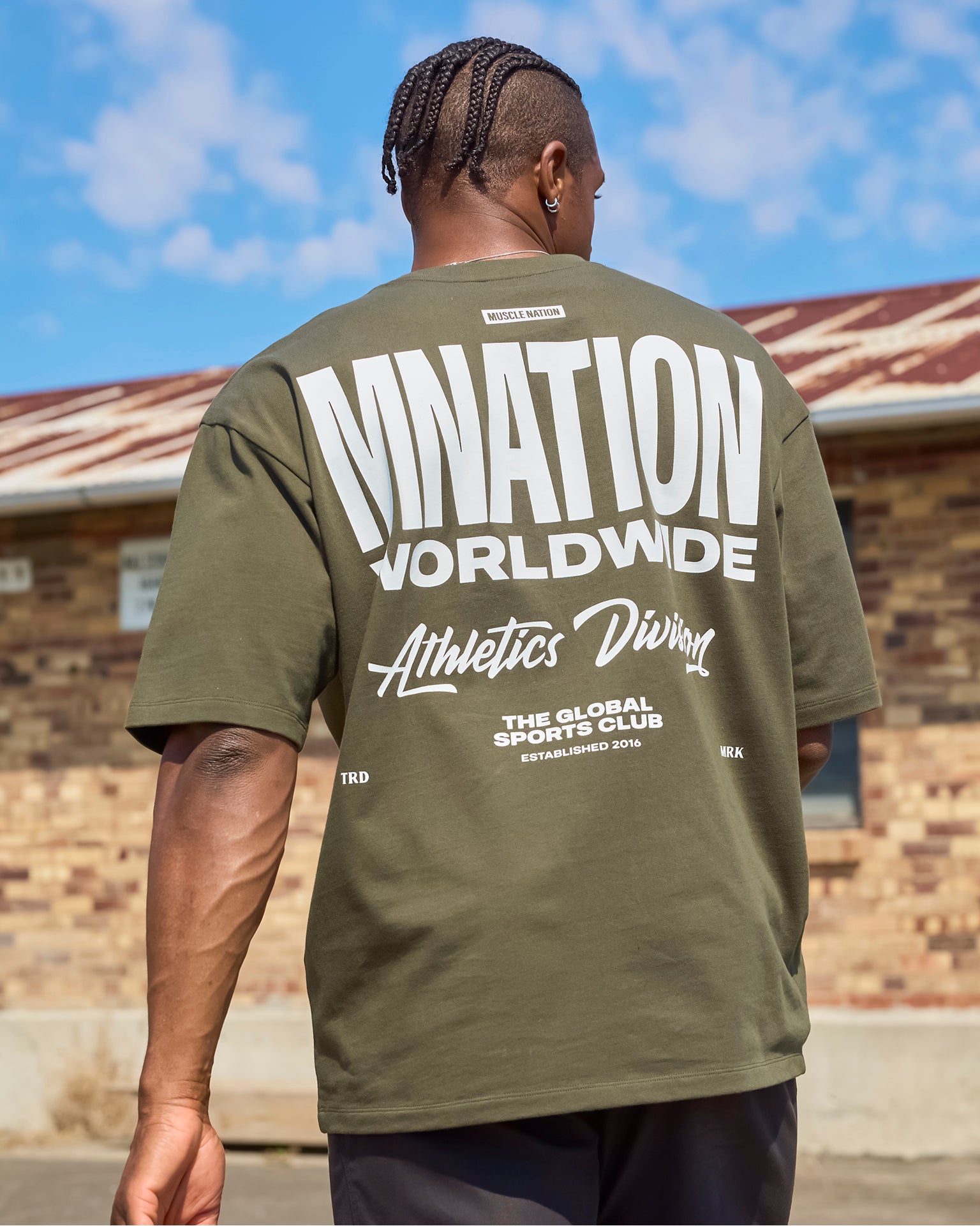 Athletic Division Pump Cover - Dark Khaki-T-Shirts-XS-1125176DKHAKI-XS-MNAPPRL47317-1-Muscle Nation