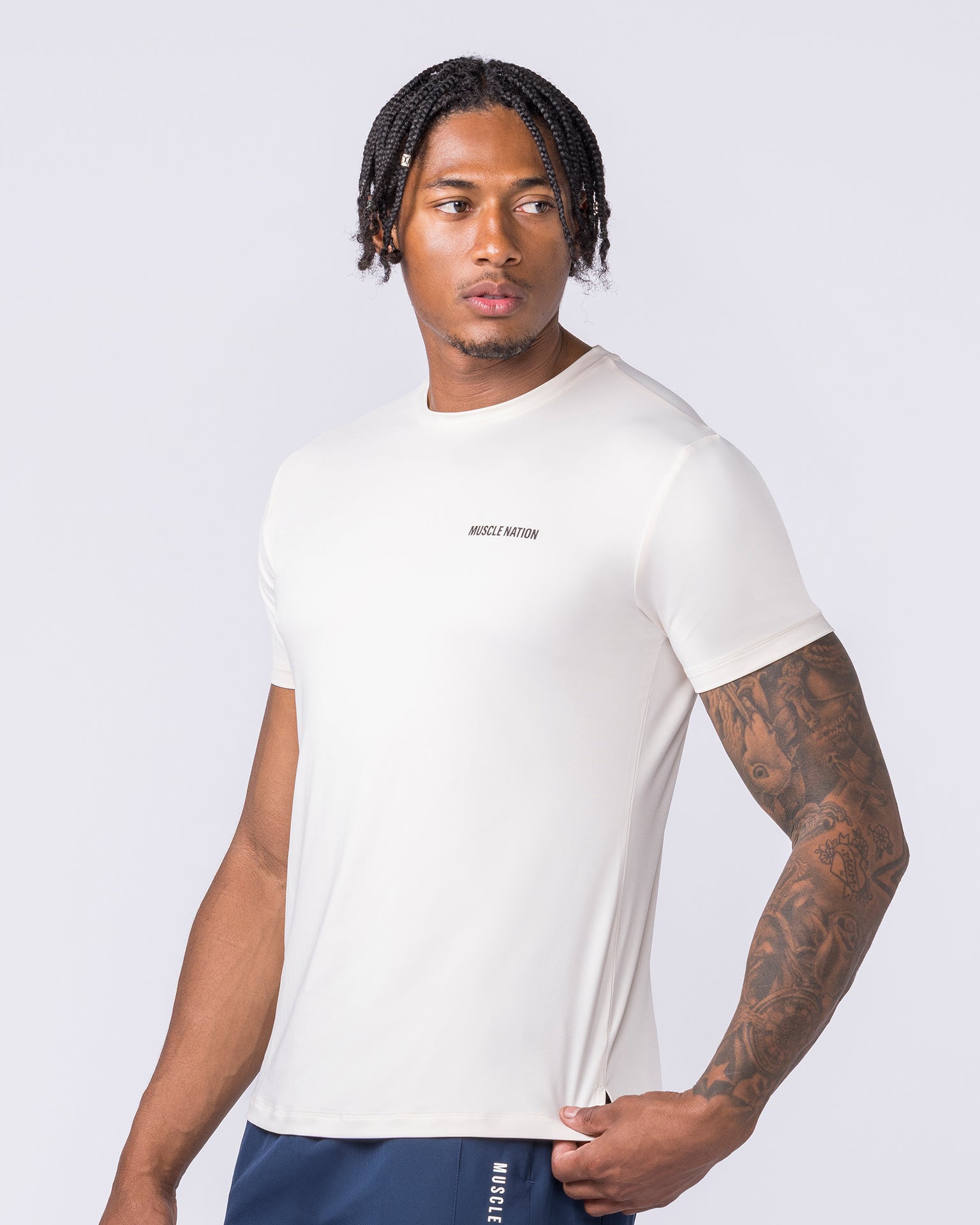 Climaflex Active Tee - Travertine-T-Shirts-XS-022618TRAV-XS-MNAPPRL48800-3-Muscle Nation