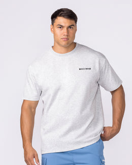 Daily Regular Fit Tee - Grey Marl-T-Shirts-S-042645GRYMRL-S-MNAPPRL50490-1-Muscle Nation