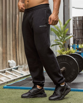 Essential Trackies - Black-Bottoms-S-042638BLK-S-MNAPPRL50413-1-Muscle Nation