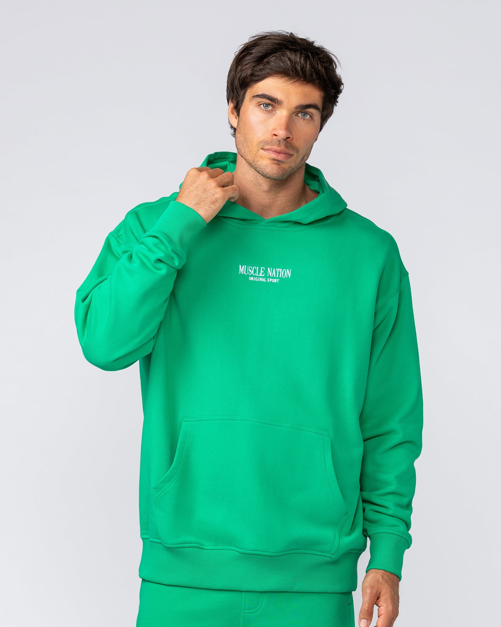 Everyday Hoodie - Clover-Jumpers & Hoodies-XS-042514CLVR-XS-MNAPPRL41809-2-Muscle Nation