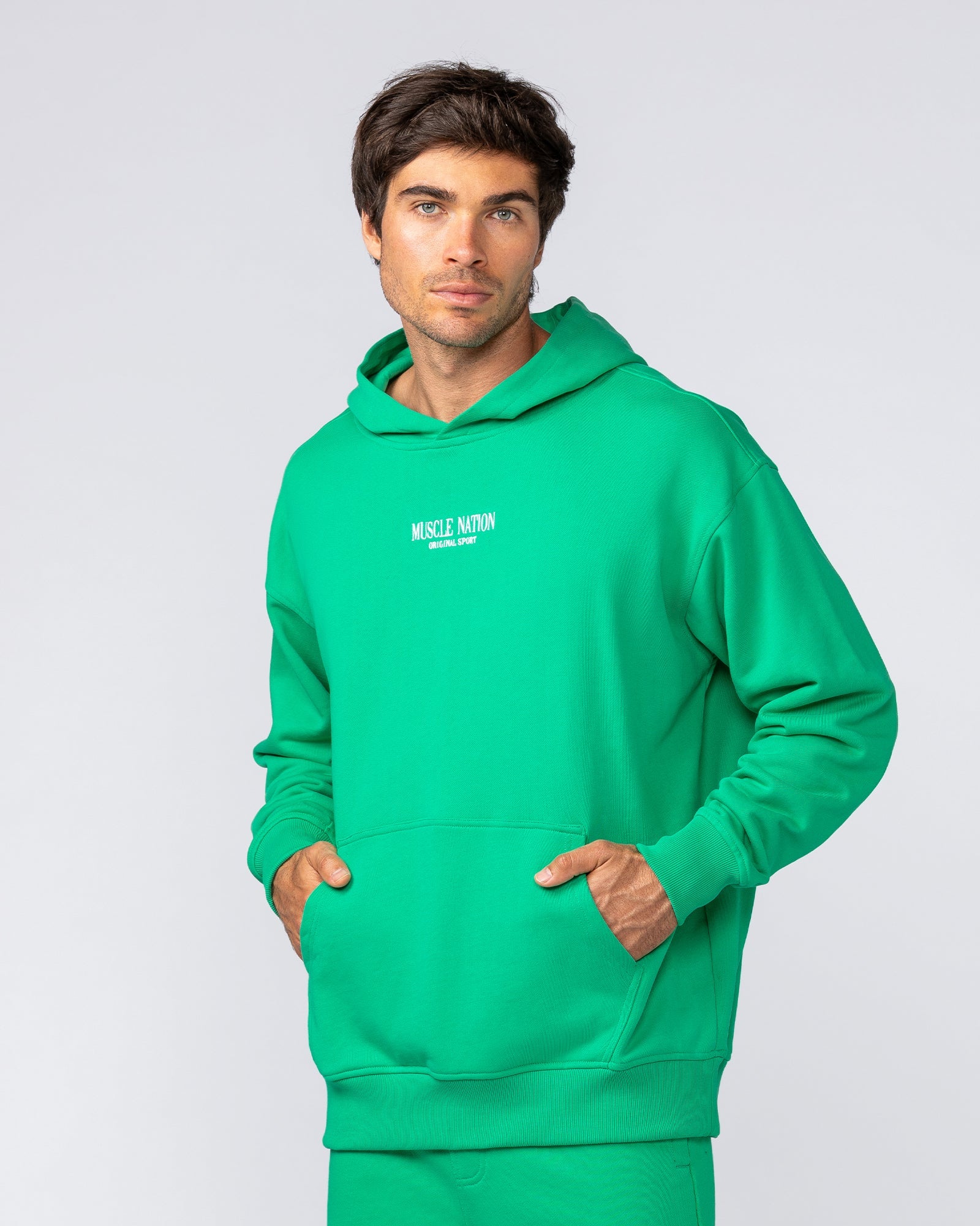 Everyday Hoodie - Clover-Jumpers & Hoodies-XS-042514CLVR-XS-MNAPPRL41809-3-Muscle Nation