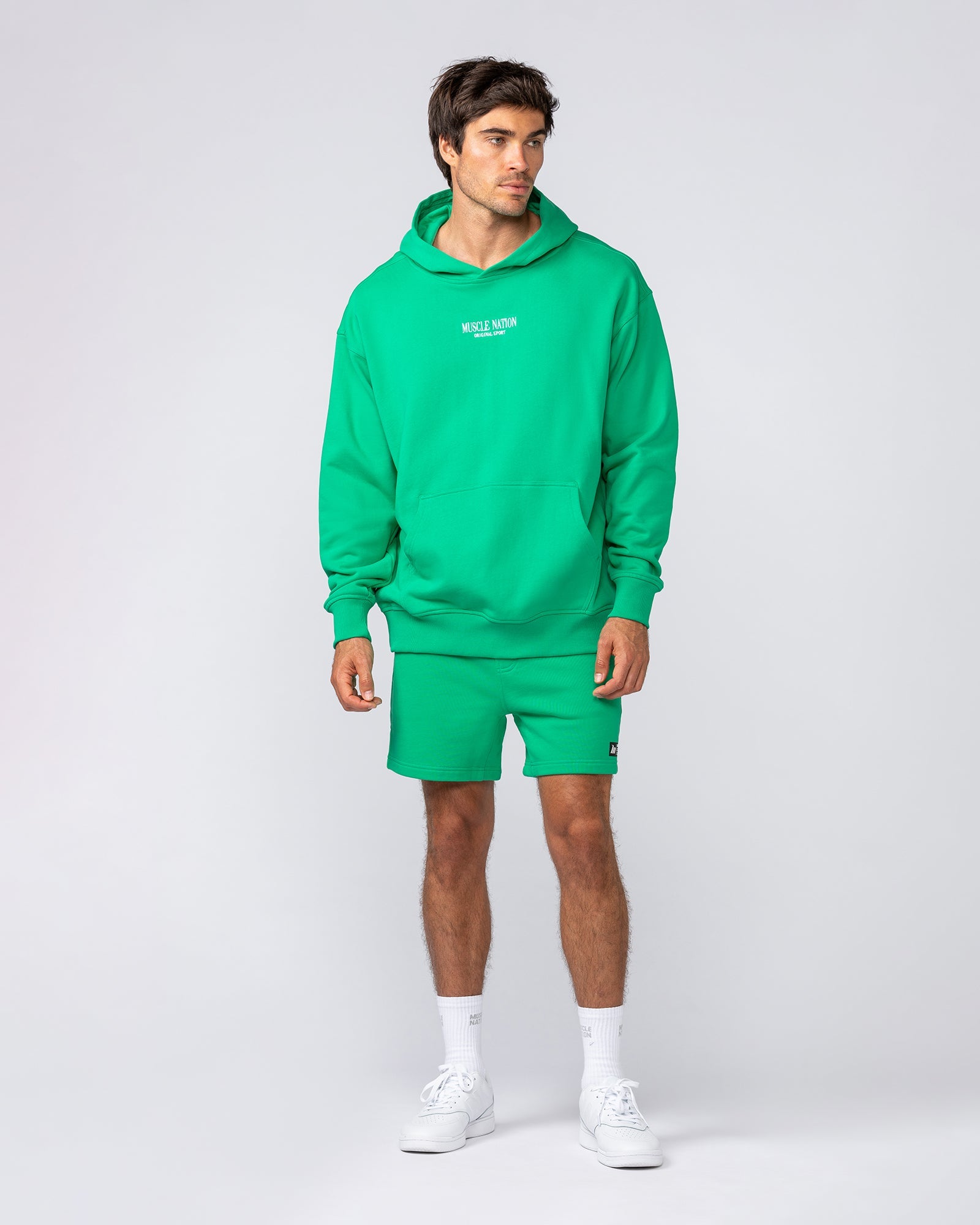 Everyday Hoodie - Clover-Jumpers & Hoodies-XS-042514CLVR-XS-MNAPPRL41809-6-Muscle Nation