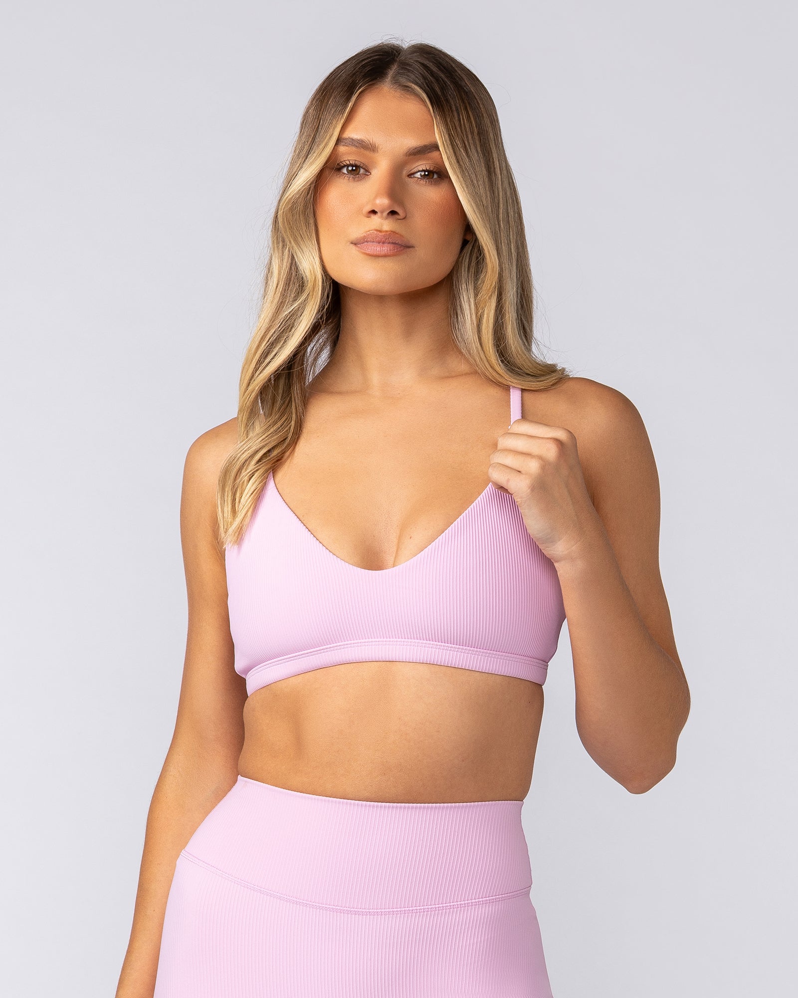 Fantasy Rib Bralette - Fairy Floss-Bralettes-XXS-052502FFLS-XXS-MNAPPRL42558-3-Muscle Nation