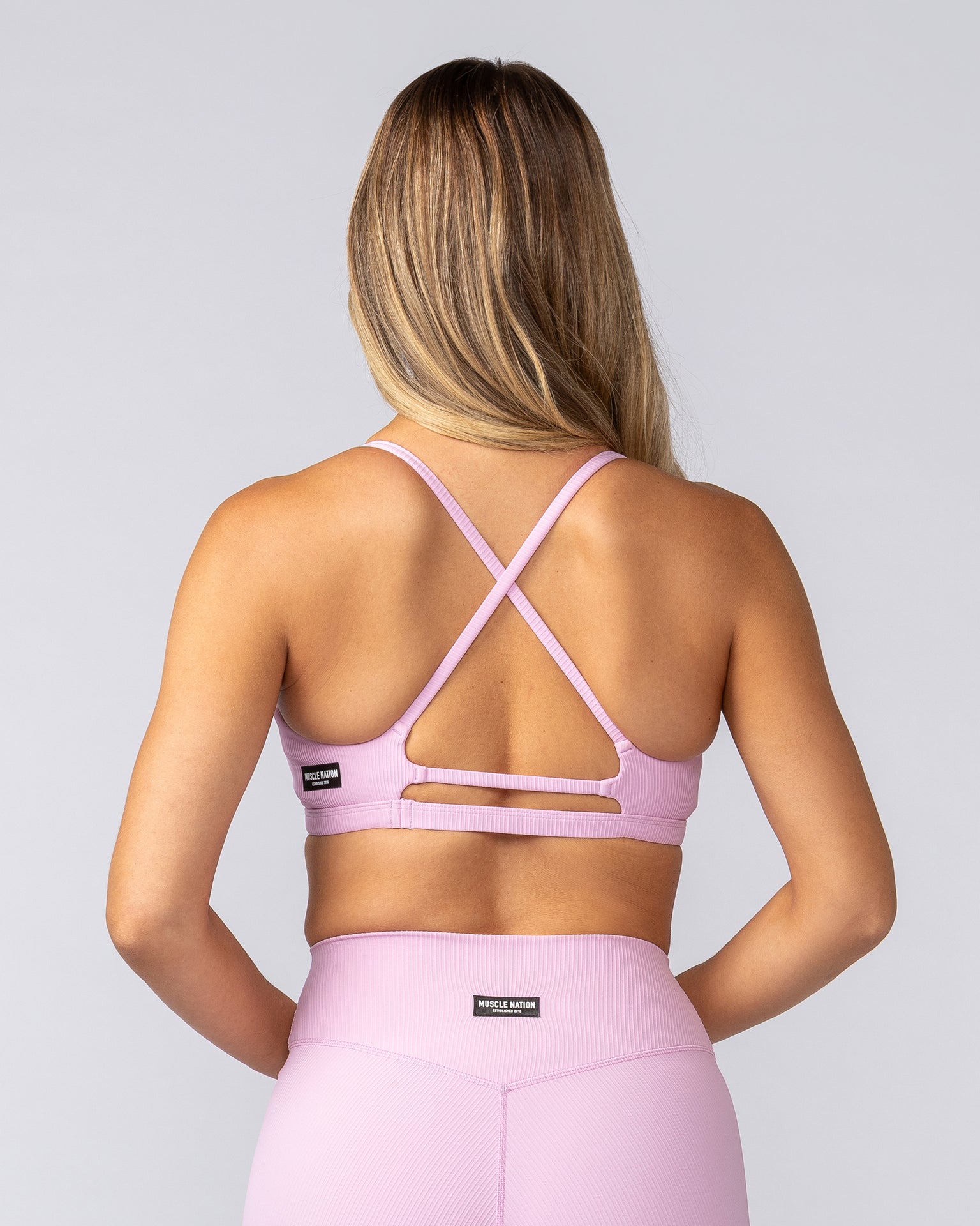 Fantasy Rib Bralette - Fairy Floss-Bralettes-XXS-052502FFLS-XXS-MNAPPRL42558-5-Muscle Nation