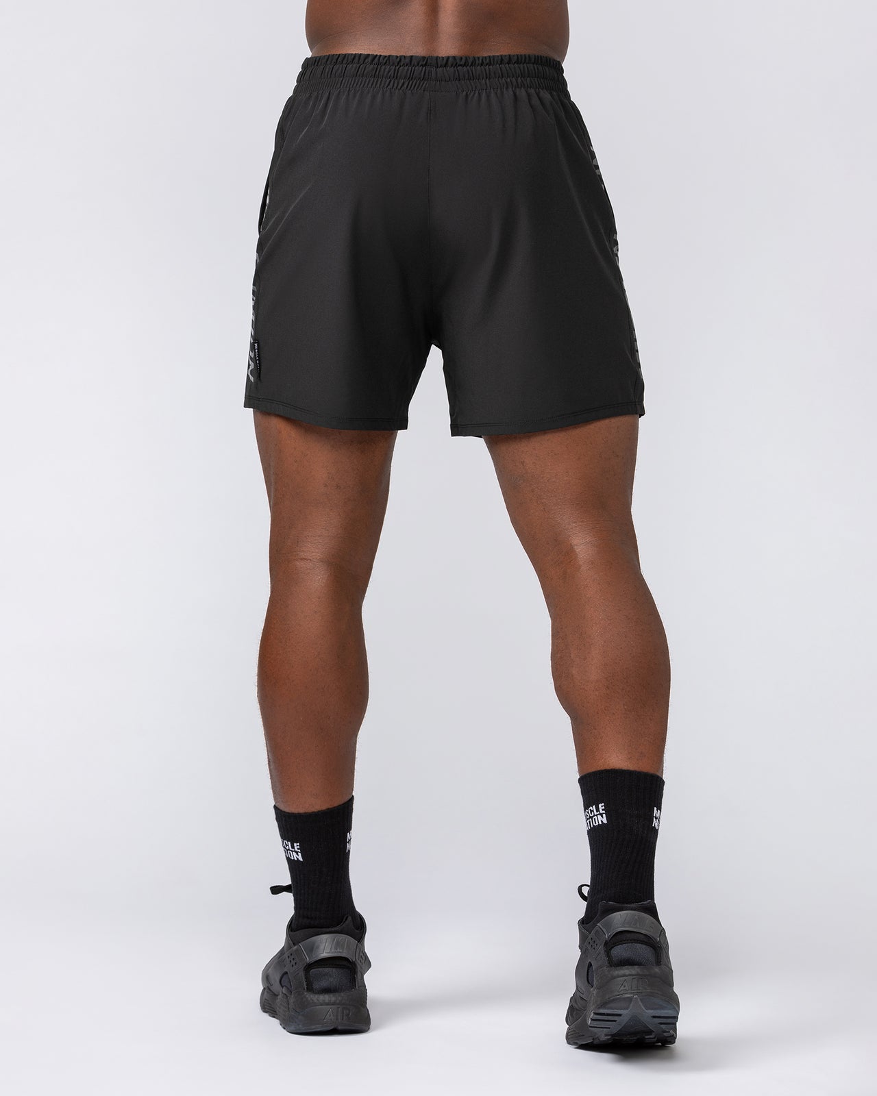Function 4" Shorts Black - Muscle Nation men's gym shorts, view 5