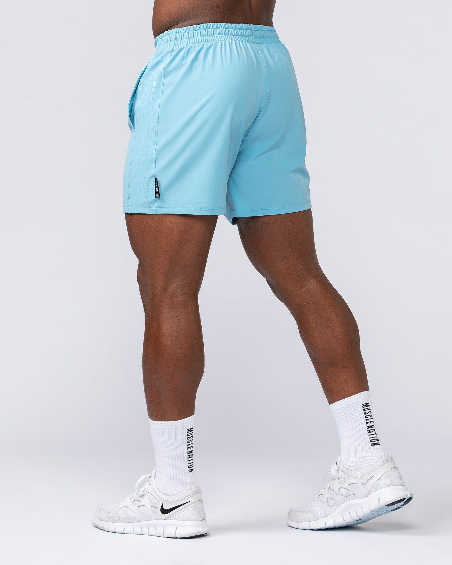 Function 4" Shorts - Mid Blue-Shorts-S-032533MIDBLUE-S-MNAPPRL41139-3-Muscle Nation