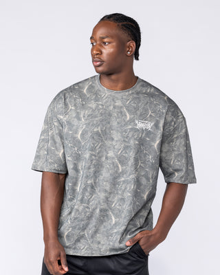 Gothic Oversized Tee - Washed Tree Camo
