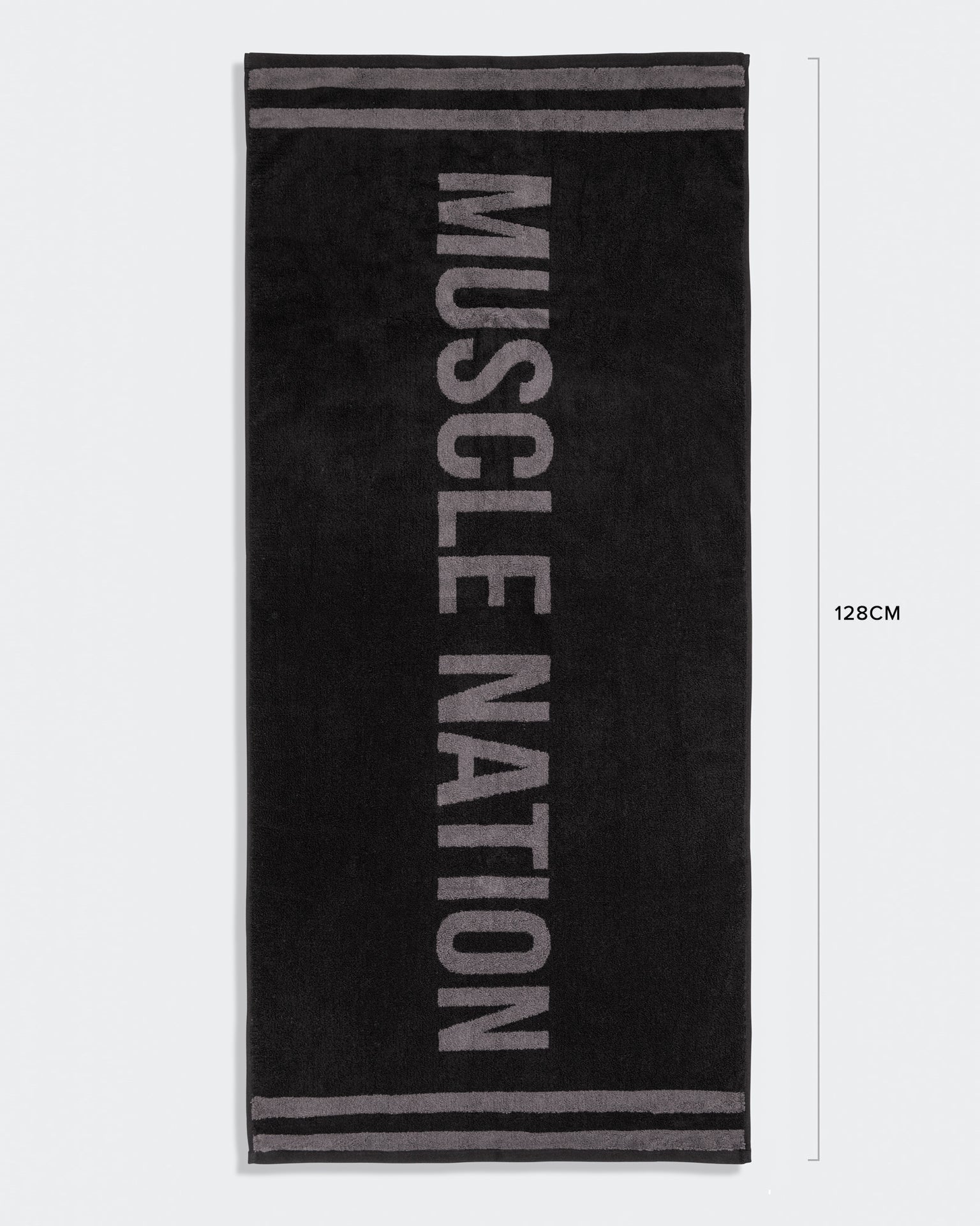 Gym Towel - Black / Tornado-Accessories-ACC1125195BLKTRNDO-MNAPPRL47959-1-Muscle Nation