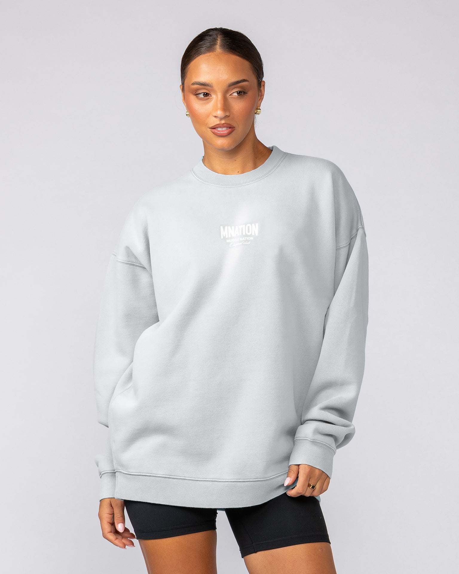 Heritage Crew Pullover - Light Grey-Jumpers & Hoodies-XS-032525LTGRY-XS-MNAPPRL41285-7-Muscle Nation