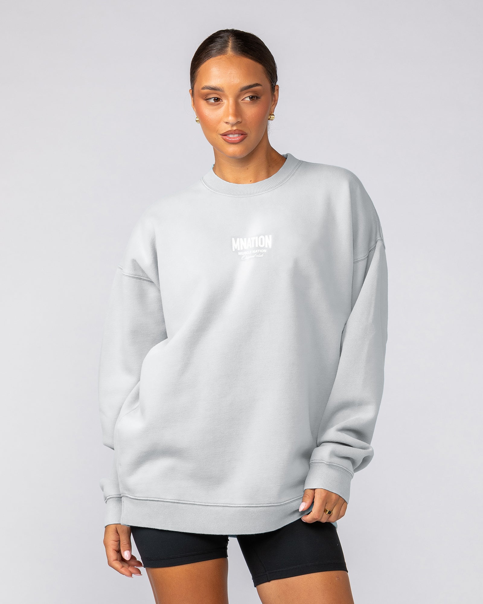 Heritage Crew Pullover - Light Grey-Jumpers & Hoodies-XS-032525LTGRY-XS-MNAPPRL41285-7-Muscle Nation