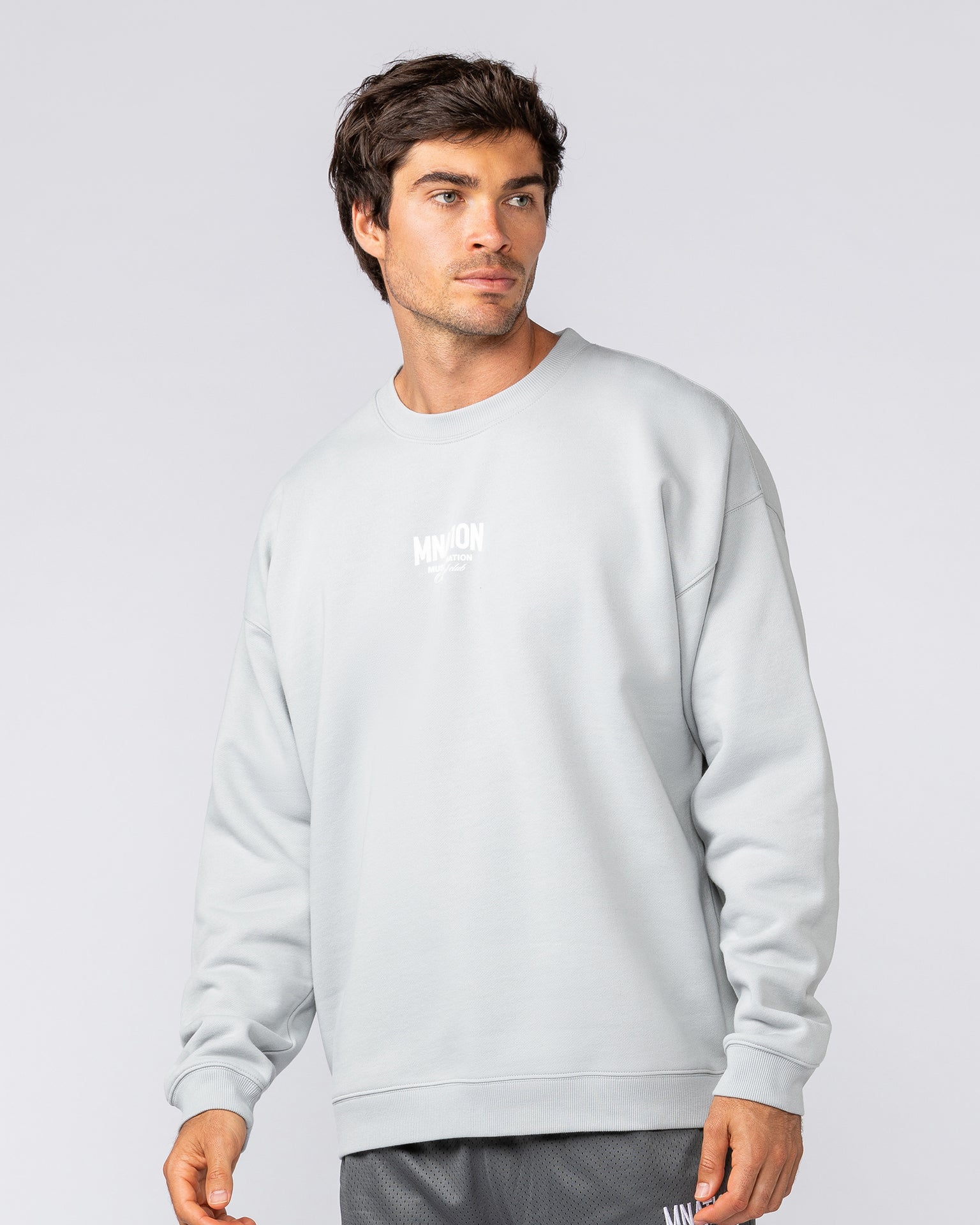 Heritage Crew Pullover - Light Grey-Jumpers & Hoodies-XS-032525LTGRY-XS-MNAPPRL41285-2-Muscle Nation