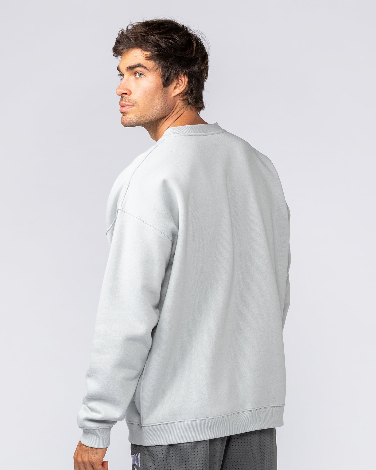 Heritage Crew Pullover - Light Grey-Jumpers & Hoodies-XS-032525LTGRY-XS-MNAPPRL41285-3-Muscle Nation