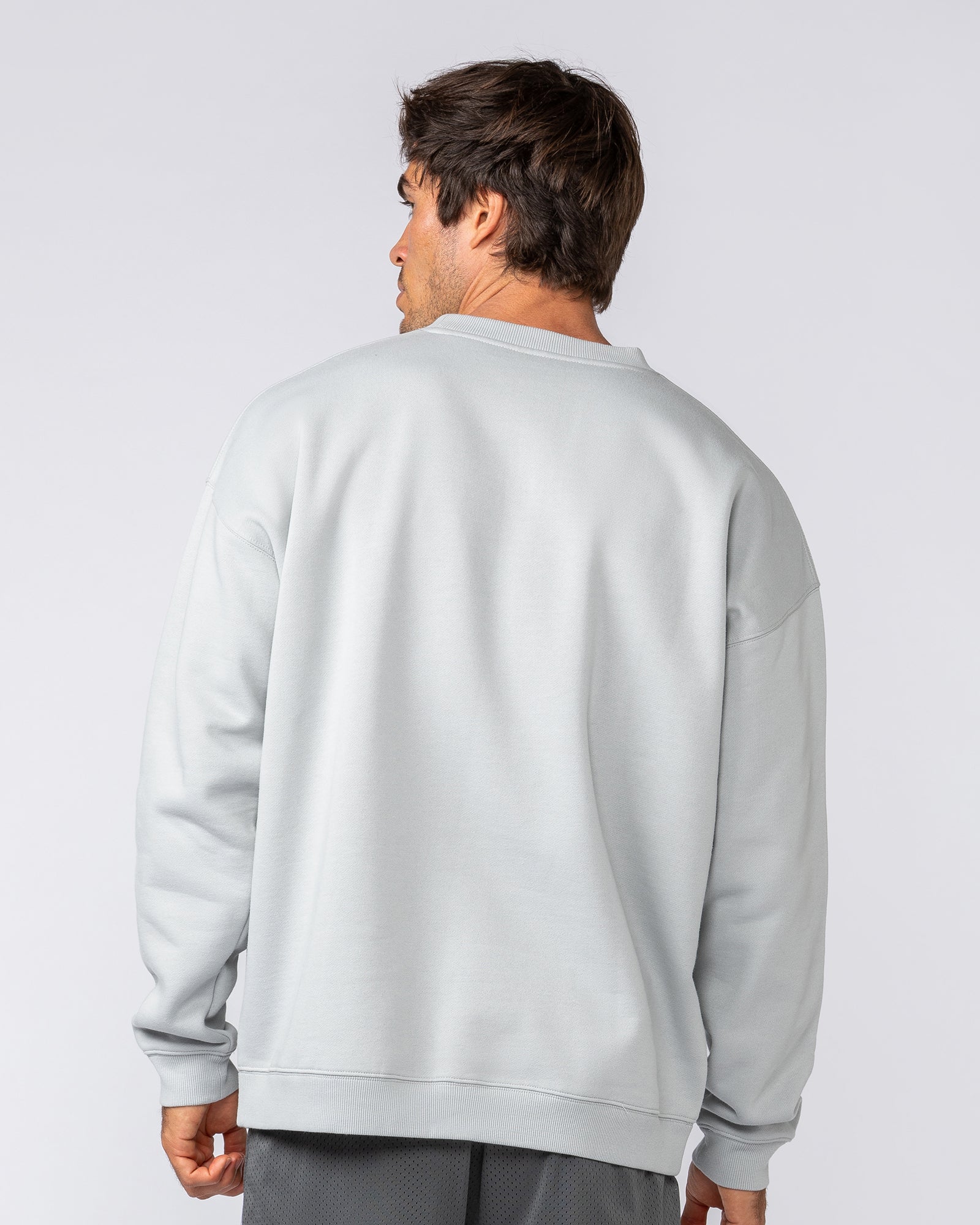 Heritage Crew Pullover - Light Grey-Jumpers & Hoodies-XS-032525LTGRY-XS-MNAPPRL41285-4-Muscle Nation