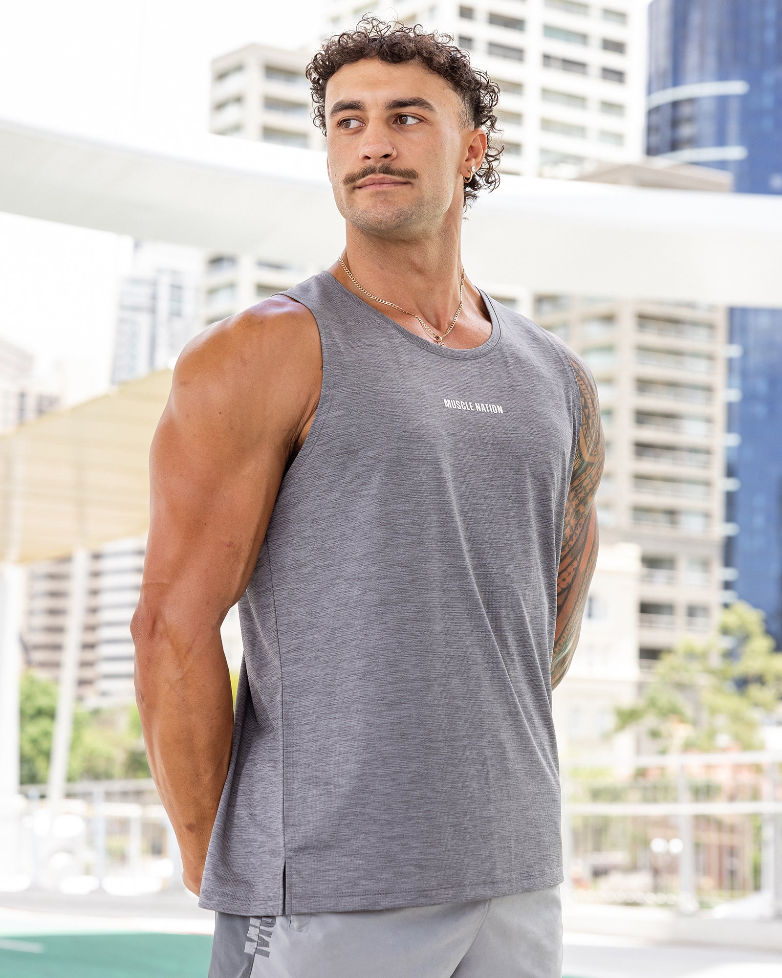 Aero Active Tank - Tornado-Singlets & Tanks-S-012611TRNDO-S-MNAPPRL48165-1-Muscle Nation