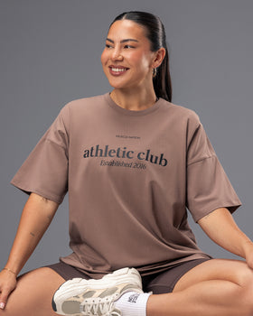 Athletic Club Oversized Tee - Cookie-T-Shirts-XXS-022613CKE-XXS-MNAPPRL48587-1-Muscle Nation