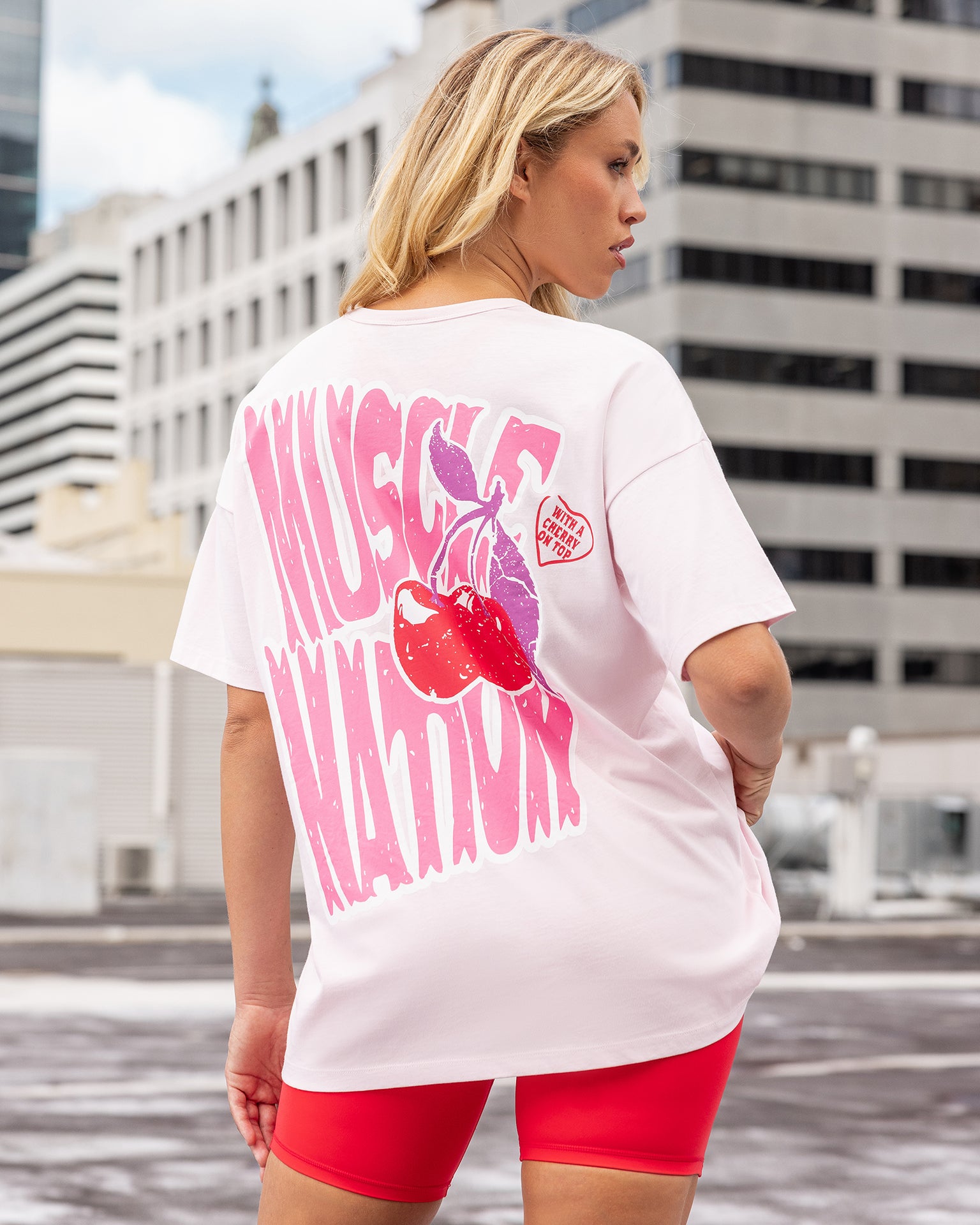 Crush Oversized Tee - Babydoll-T-Shirts-XXS-032613BBYDL-XXS-MNAPPRL49386-1-Muscle Nation