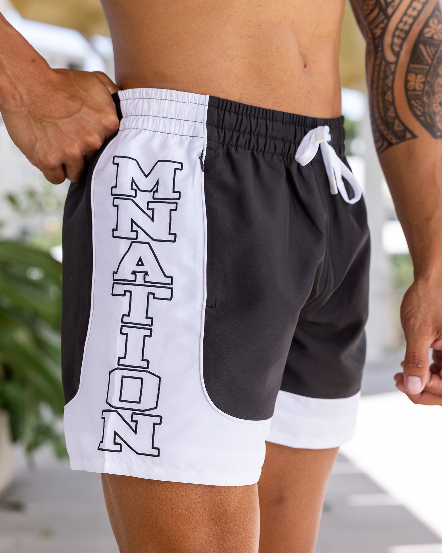 Headliner 5" Shorts - Black-Shorts-S-112556BLK-S-MNAPPRL47411-1-Muscle Nation