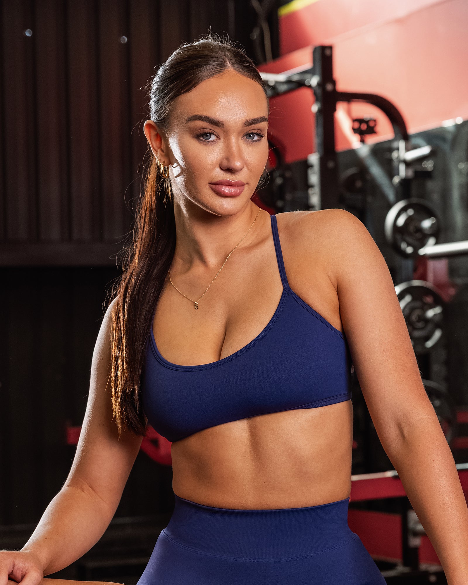 Sculpt Seamless Bralette Navy - Muscle Nation women's bralette