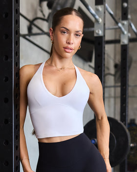 Influence Bra Tank - White-Singlets & Tanks-XXS-112533WHT-XXS-MNAPPRL46152-1-Muscle Nation