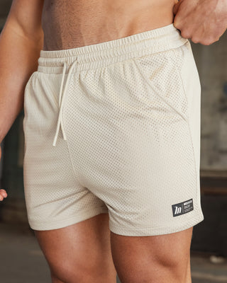 Lay Up 3.5" Shorts - Beige-Shorts-S-082528BEIGE-S-MNAPPRL43527-1-Muscle Nation