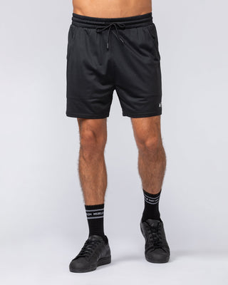 Lay Up 5" Shorts - Black-Shorts-S-072216BLK-S-MNAPPRL16719-2-Muscle Nation