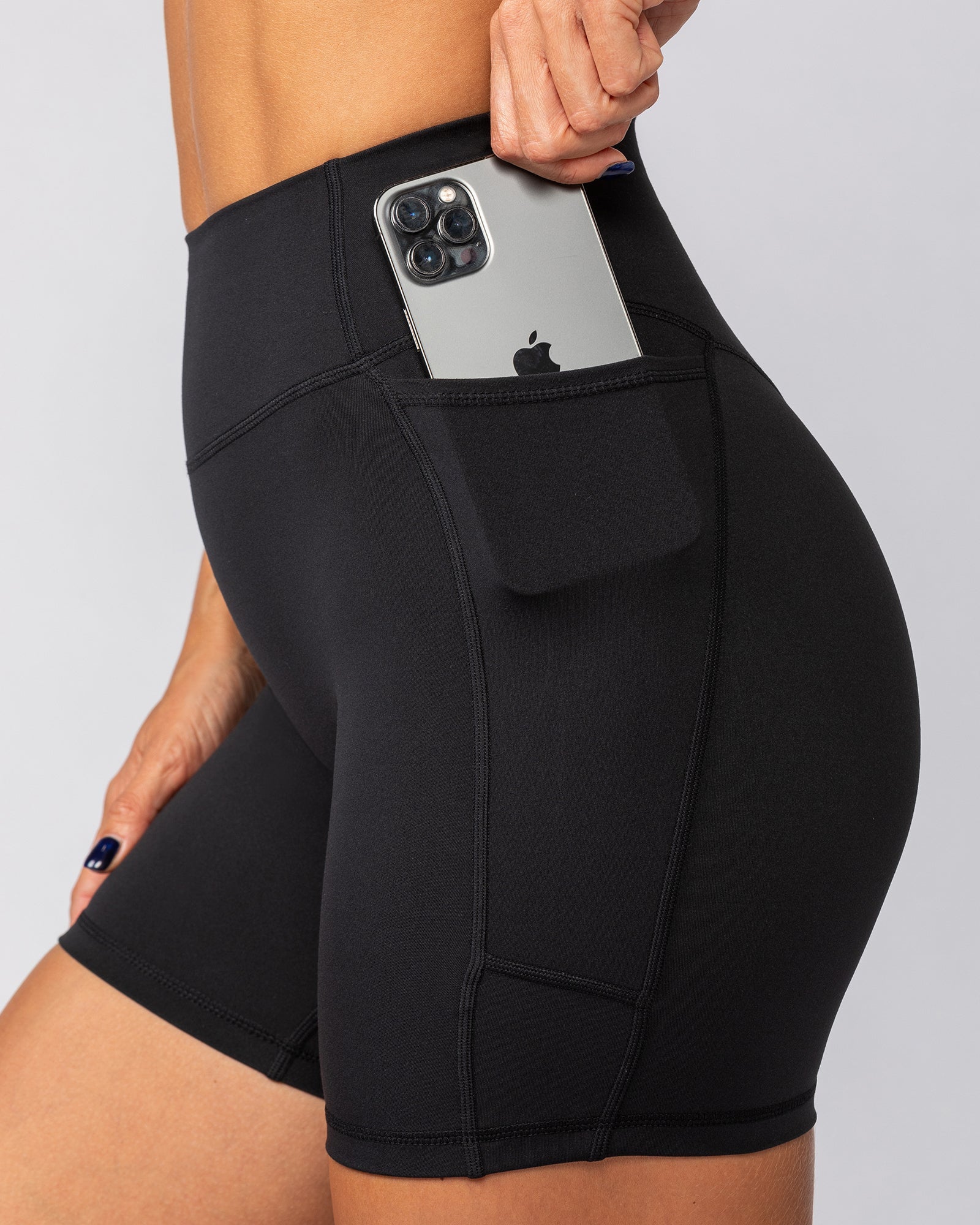 Liberty Pocket Bike Shorts - Black-Shorts-XXS-042535BLK-XXS-MNAPPRL41055-4-Muscle Nation