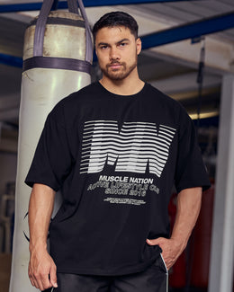 Lifestyle Pump Cover - Black-T-Shirts-XS-1125179BLK-XS-MNAPPRL47487-1-Muscle Nation