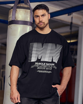 Lifestyle Pump Cover - Black-T-Shirts-XS-1125179BLK-XS-MNAPPRL47487-1-Muscle Nation