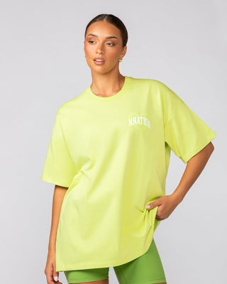 Lovers Oversized Tee - Limeade-T-Shirts-XXS-022538LMADE-XXS-MNAPPRL42068-2-Muscle Nation