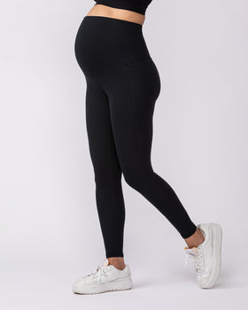 Maternity Everyday Pocket Leggings - Black-Maternity-XS-92418BLK-XS-MNAPPRL42775-1-Muscle Nation