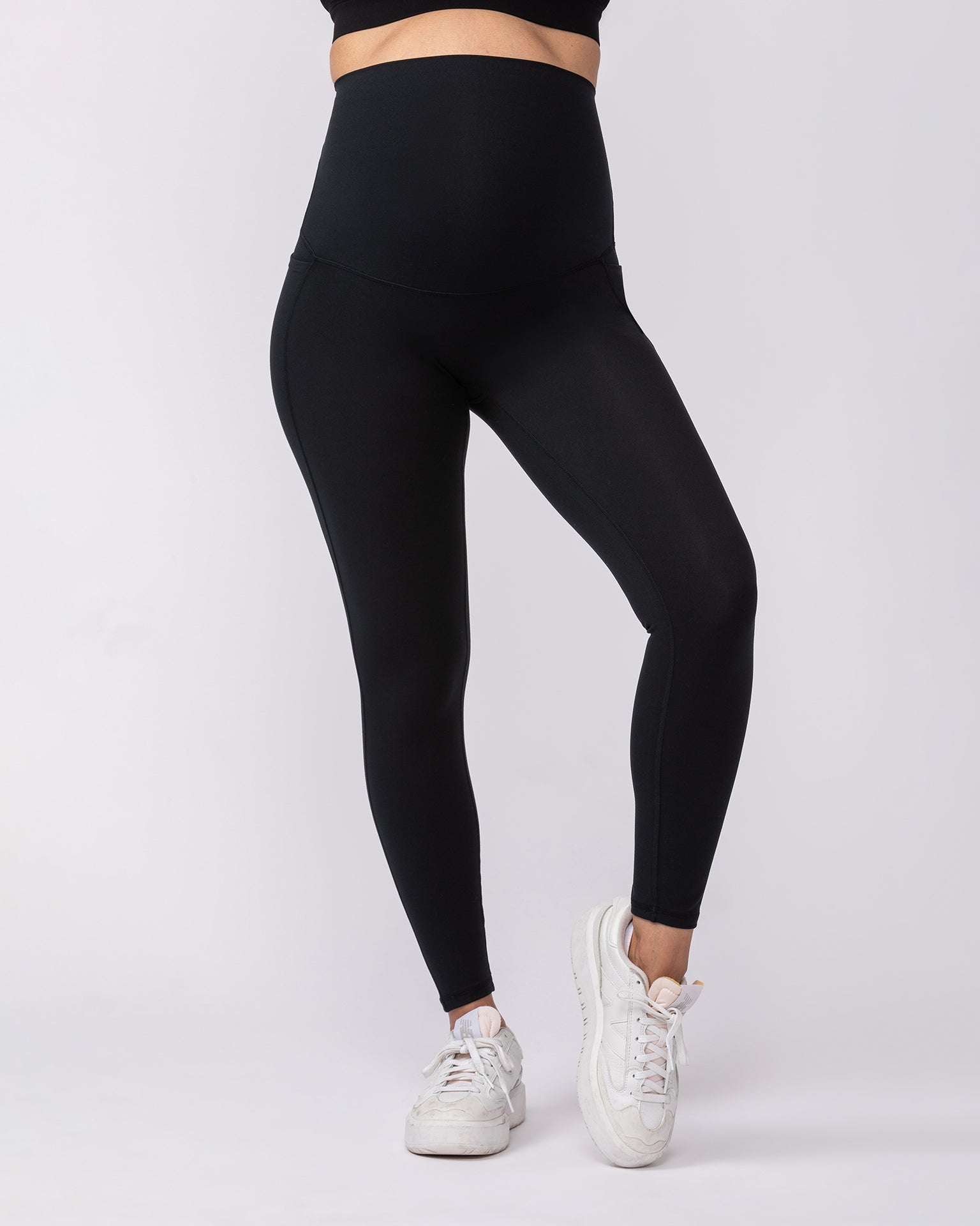 Maternity Everyday Pocket Leggings - Black-Maternity-XS-92418BLK-XS-MNAPPRL42775-3-Muscle Nation