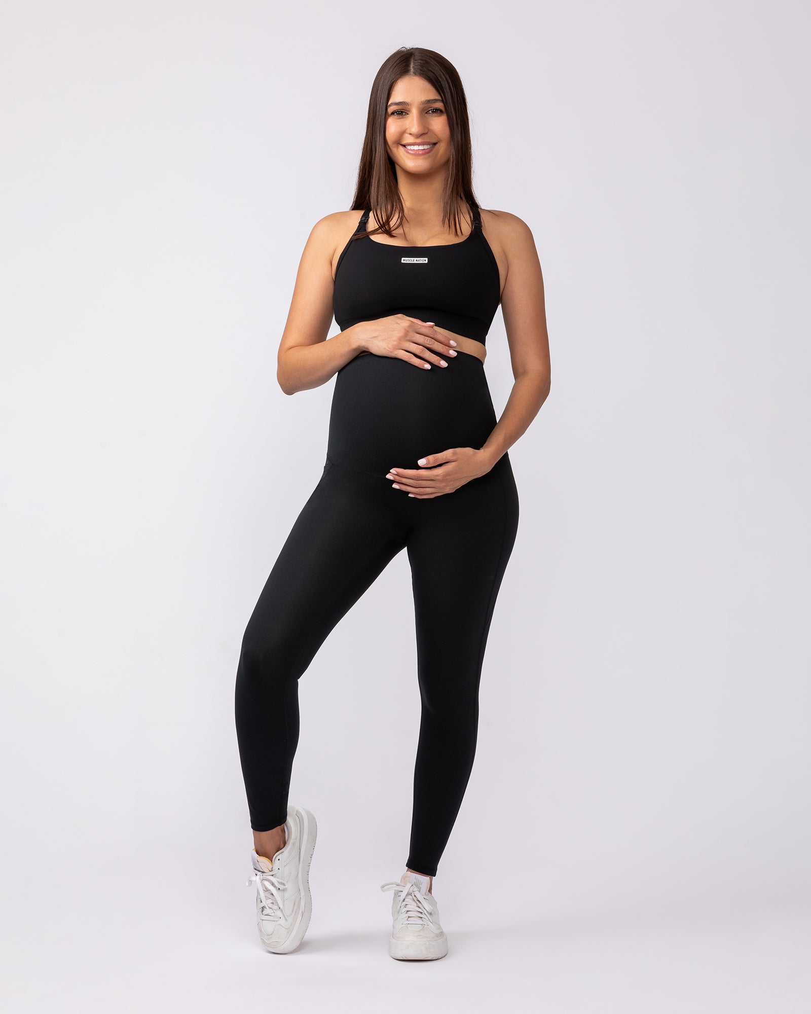 Maternity Everyday Pocket Leggings - Black-Maternity-XS-92418BLK-XS-MNAPPRL42775-6-Muscle Nation
